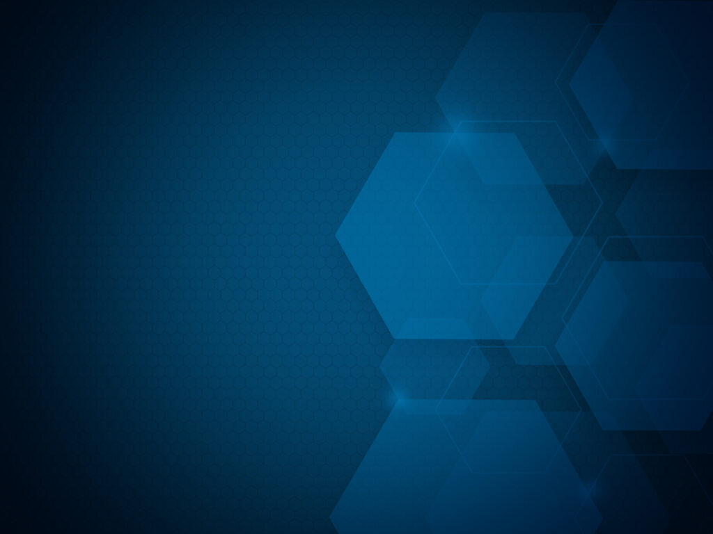 Blue hexagons