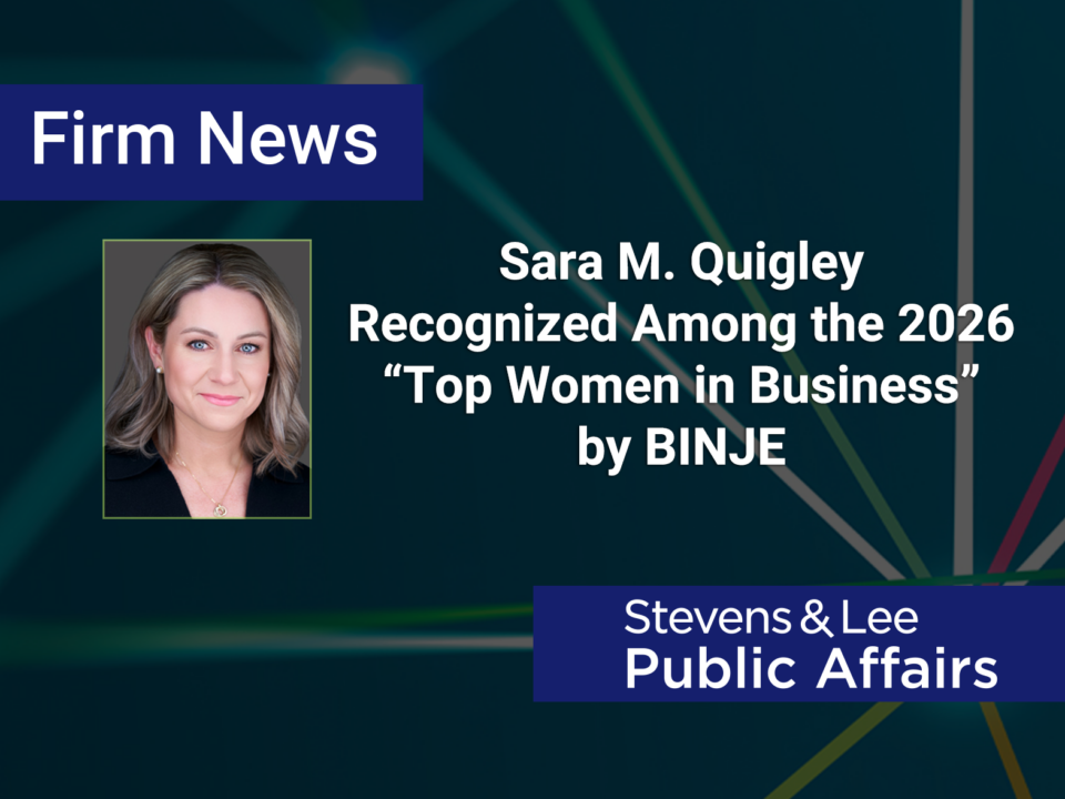 Sara M. Quigley Recognized Among the 2026 “Top Women in Business” by BINJE